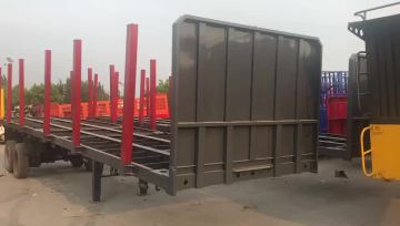 Lumber Logging Timber Wood Log Trailer