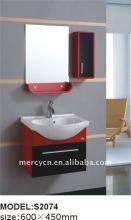 Modern Wooden Consoles Red and Black Modern Wooden Consoles