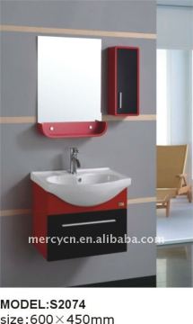 Modern Wooden Consoles Red and Black Modern Wooden Consoles