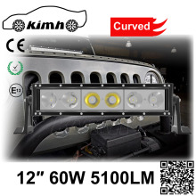 Shockproof 60W 5100LM 12 Inch Motorcycles programmable led light bar