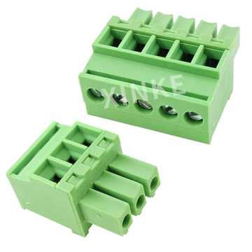 Type B Vertical Straight Angle Female Pluggable Terminal Block Pitch 3.5MM