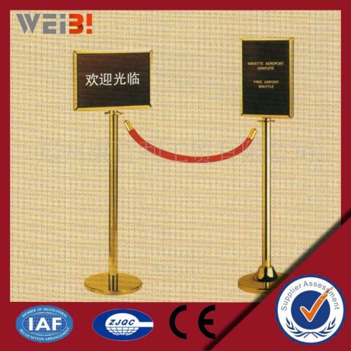 Retractable Queue Barrier Stanchion Post