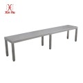 Customized Hospital Stainless Steel Waiting Outdoor Bench