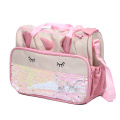 Cute pink cartoon large capacity mommy shoulder bag