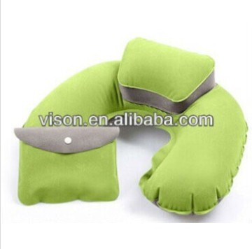 Travel disposable neck pillow cover u shape neck pillow case cute neck pillow