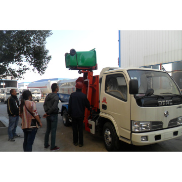 Gran venta Dongfeng 8cbm camión volquete de basura