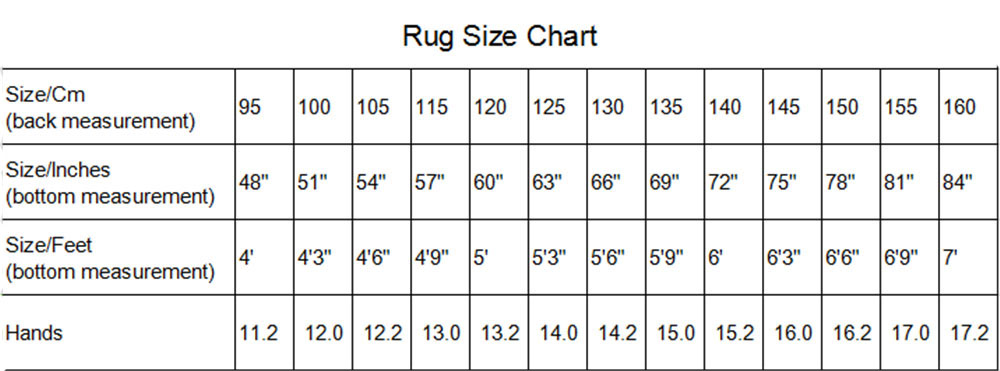 rug size