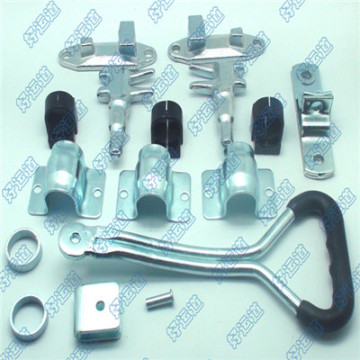 Container rear door locks, van side door locking gears