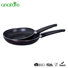 Aluminum Pressed Marble Inner Coating Frying Pan