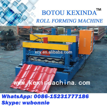 828 Glazed roof panel roll forming machine botou hebei