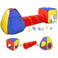 3-1Toys with Ball Pit Tunnel Castle Tent