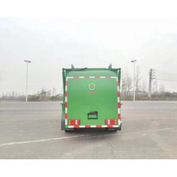 Rear tank kitchen Barreled garbage collection truck