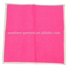 Screen printed 100% linen scarf