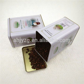 rectangle healthy green tea packaging tin box