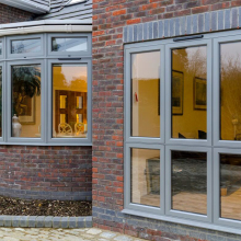 aluminium windows and doors triple glaze windows burglar proof window