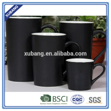 3ounce mini coffee mug cheap plain black coffee mug with handle