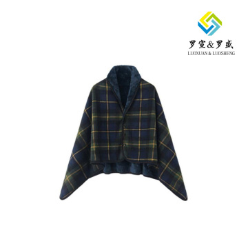 Dark green pattern Felt blanket