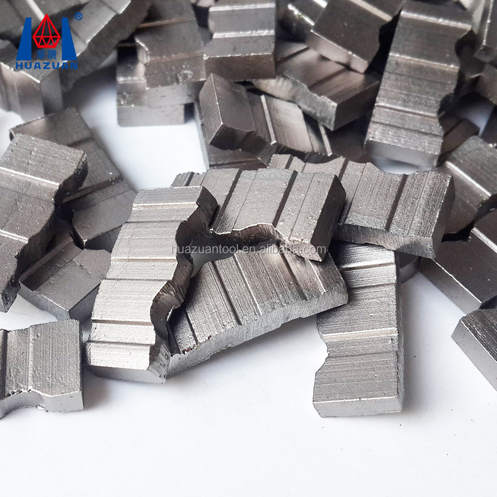 High Speed Cutting reinforce concrete Straight Groove Shape Diamond Core Drill Bit Segment