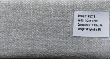 Stock Promotional Polyester Linen Fabric