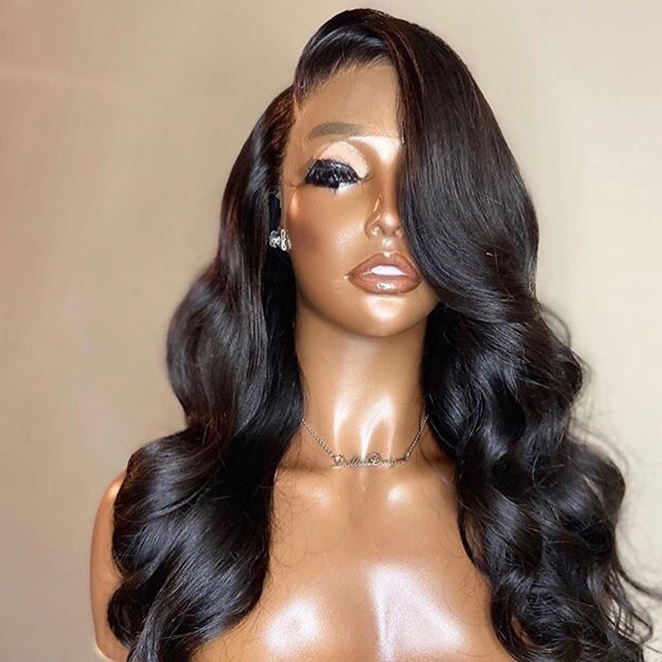 Raw Virgin Cuticle Aligned Brazilian Human Hair Transparent Lace Frontal 13x6 human hair HD Lace Front Wig