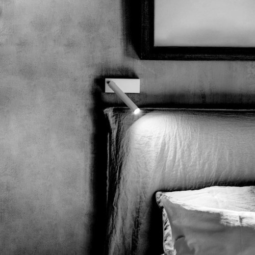 Hotel 3W Rotatable Empotrable Lámpara de pared Sconence