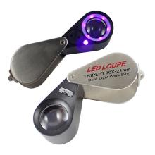 Portable Pocket Loupe Magnifier - 30X Magnification for Diamond Jewelry