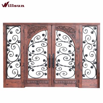 Sidelights Design Iron Glass Front Doors Ornamental Iron Doors Front Doors Wooden For Homes