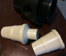 Threaded type water distributor