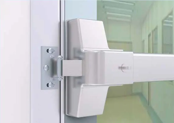 Emergency Escape Panic Device Steel Metal Glass Door Fire Rated Door