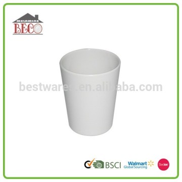 Popular white eco friendly plain plastic maker cups