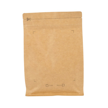 Sac de farine en papier kraft de qualité alimentaire SOS 2,5 kg