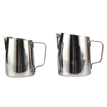 Stainless Steel Milk Frothing Pitcher with Measurements