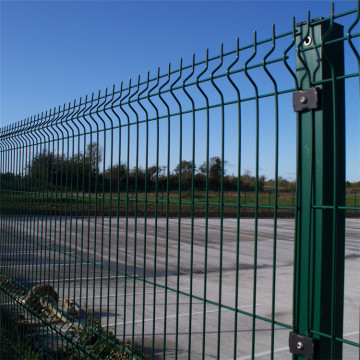 plastic coated bending welded wire mesh fence