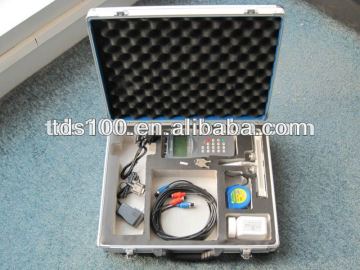 portable pipe flow meter