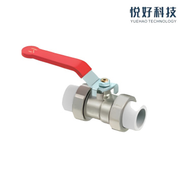 PN25 Brass Ball Valve Between PP-R Pipes