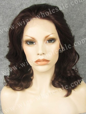 ombre shorts curly bob lace front wig synthetic brown