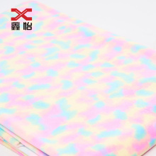 95% Polyester Spandex Velboa Tie Dyed Fabric