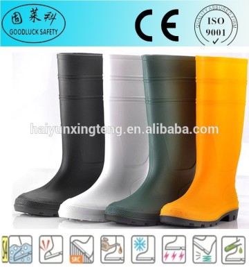 Non-Slip PVC Fabric Safety Rain Boots