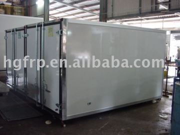 Refrigerator fiberglass panel