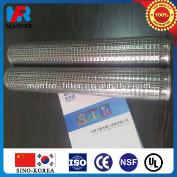 sintered metal porous pleated filter element