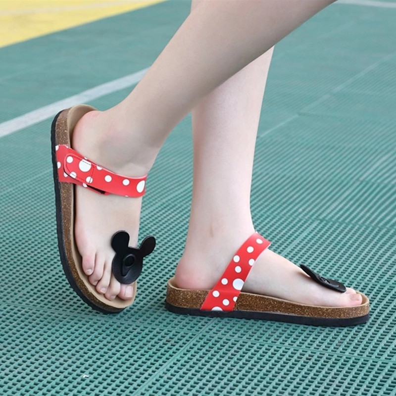 Fashion Hot sale Women Cork Sole Slippers Ladies Flat Thong Sandals Flip flops