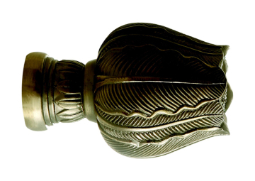 Rosebud shape hardware Curtain Rods