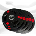 Multicolor rubberen bumperplaat voor gymfitness