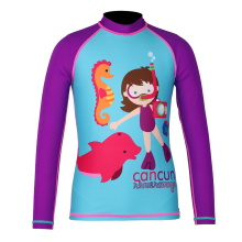 Seaskin Toddlers Lycra Rash Guard Featuring Contrast Colors