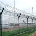 triangle fence with peach square round post factory