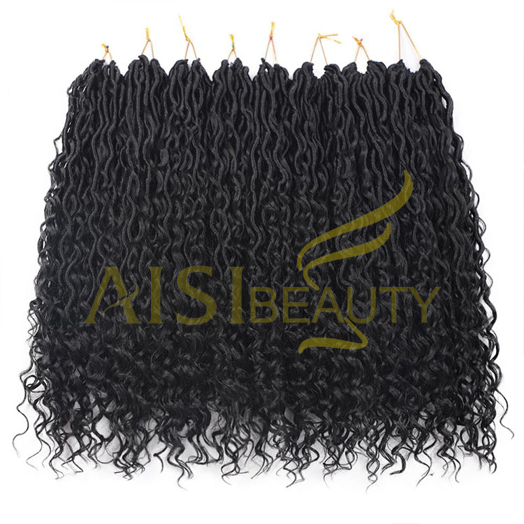 Aisi Beauty Wholesale Cheap Vendor Long Wavy River Faux Locs Passion Crochet Braids Hairpieces Extensions For Black Women