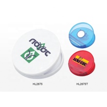 Customizable Promotional Plastic Round Paper Clip Magnet