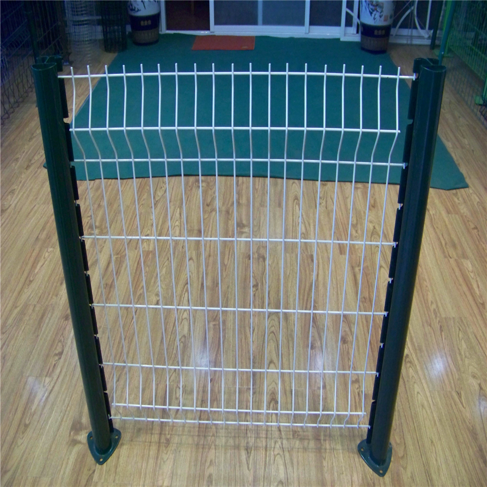 High quality galvanized wire mesh 3D curved fence panel garden