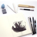 7pcs κιτ Drawing Kit Fine Pencil Sketch