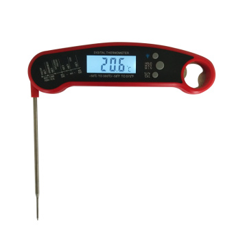 Termometro per carne a sonda pieghevole impermeabile per cucinare in cucina